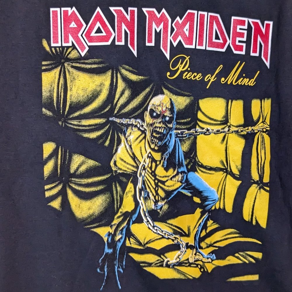 Iron Maiden - Piece of Mind - album tee
